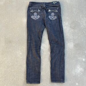 Pepe Jeans Women's Black Embellished Pocket Denim Jeans‎ Size 34